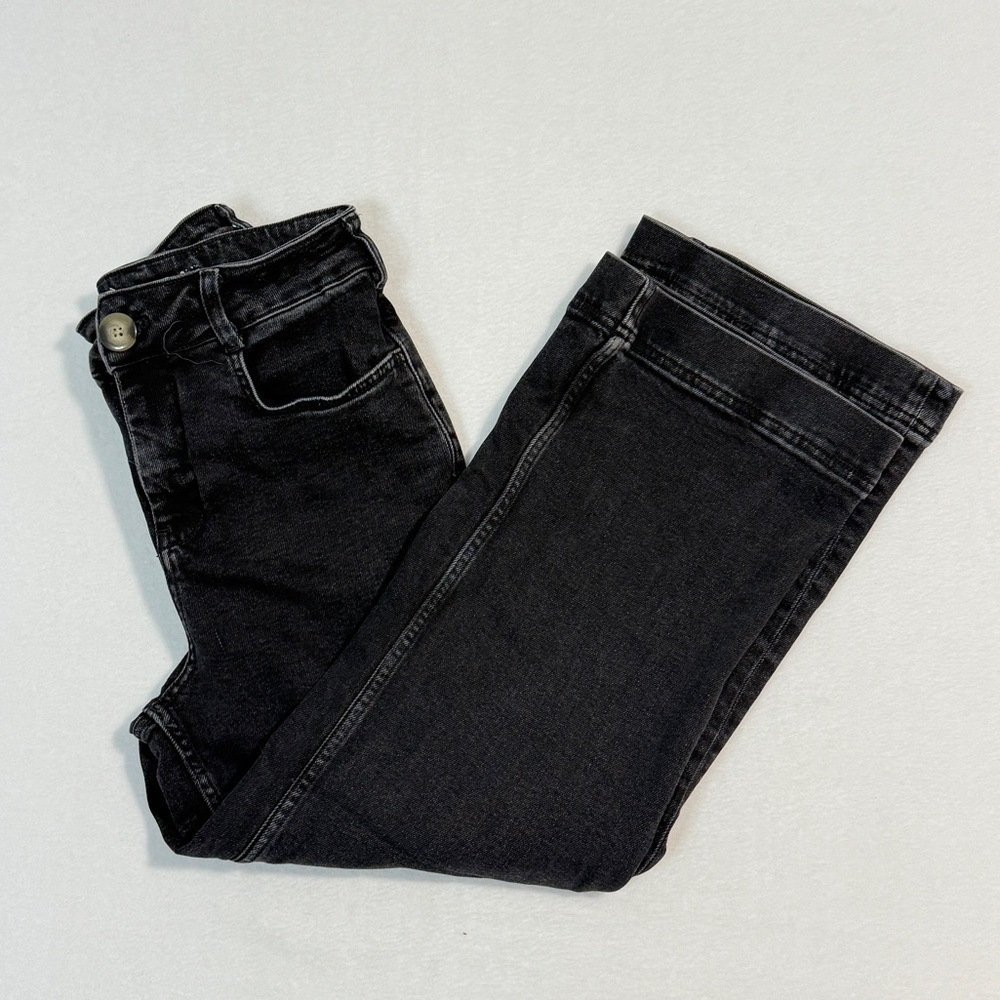 Pilcro Wide Leg Jeans | Black | Size 26